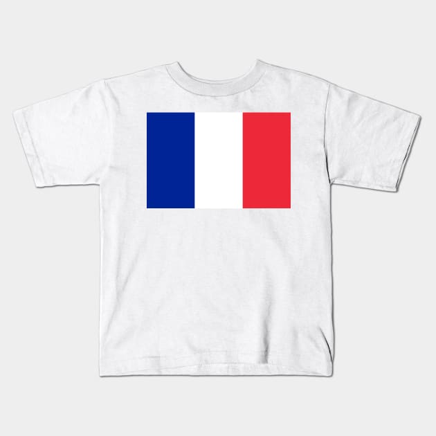 France National Flag Kids T-Shirt by Culture-Factory